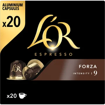 L'OR Espresso Forza Aluminium Capsules 20 Stuks 104 g