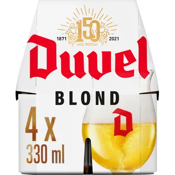 Duvel - Blond - Fles - 4 x 330ML