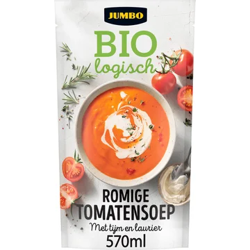 Jumbo Biologisch Romige Tomatensoep 570ML