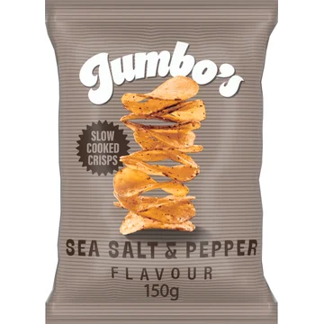 Jumbo's Chips Sea Salt & Pepper 150 g