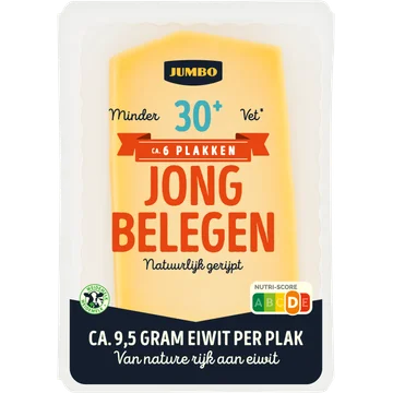 Jumbo Kaas Jong Belegen 30+ Plakken 190 g