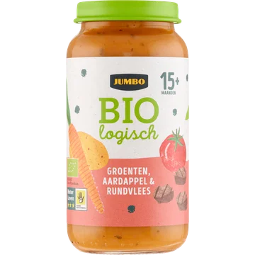 Jumbo Biologisch Babyvoeding Groenten Aardappel & Rundvlees 15+ Maanden 250 g