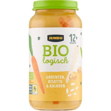Jumbo Biologisch Babyvoeding Groenten Risotto & Kalkoen 12+ Maanden 250 g