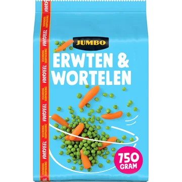 Jumbo Erwten & Wortelen Voordeelverpakking 750 g