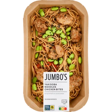 Jumbo's Verse Maaltijd Yakisoba Noodles Chicken Bites 450 g