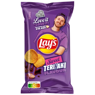 Lay's Ribbelchips max sweet teriyaki