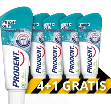 Prodent Tandpasta Freshgel 75ml 5 Stuks