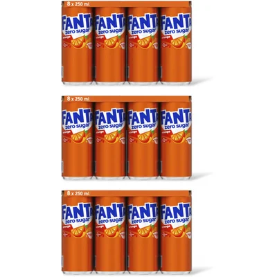 Fanta zero orange