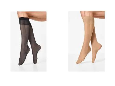 esmara® 2 Paar dames kniekousen 15DEN