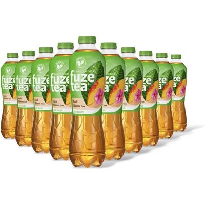 Fuze Tea black tea peach hibiscus