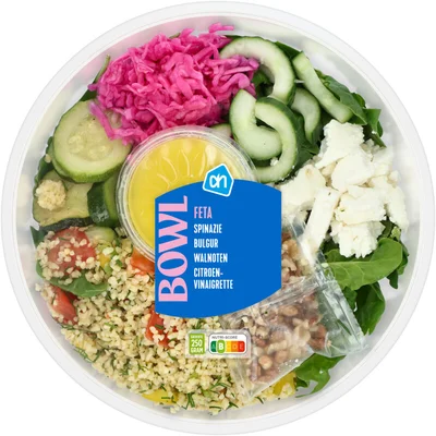 AH Saladbowl feta spinazie
