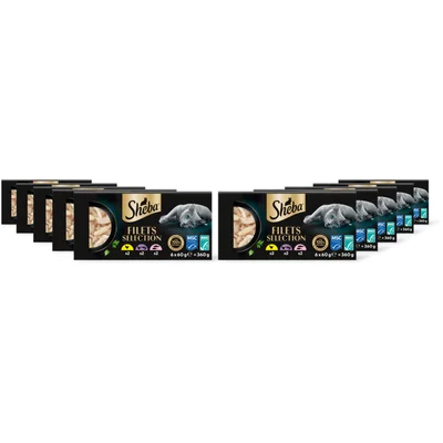 Sheba Filets selection kip.tonijn,zalm 10-pack
