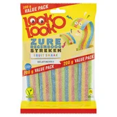 Look-O-Look Zure regenboog streken fruitsmaak (200 g)