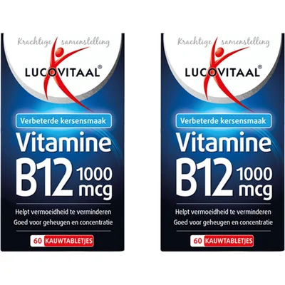 Lucovitaal Vitamine B12 1000mcg 2-pack (2 st)