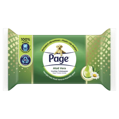 Page Vochtig Toiletpapier Aloë Vera (38 st)