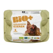 Bio+ Biologische eieren s/m/l (6 st)