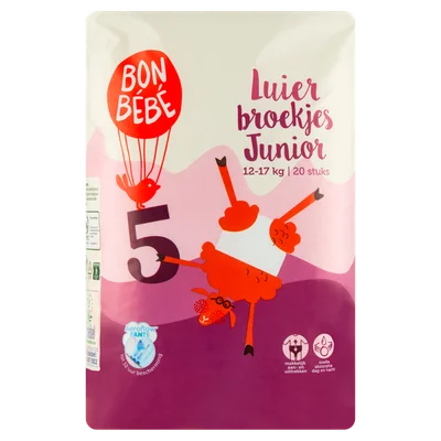 Bonbébé Luierbroekjes junior maat 5 (20 st)