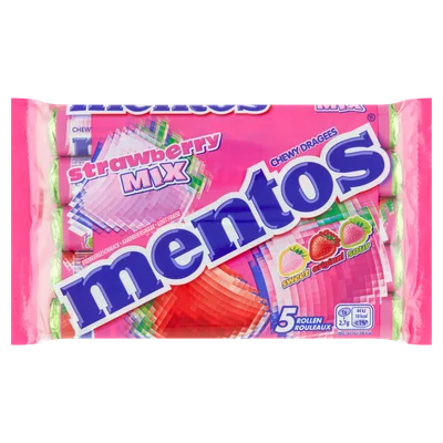 Mentos Strawberry 5 stuks (5 st)