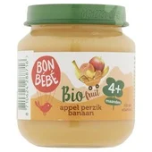 Bonbébé Biologisch fruithapje perzik appel banaan kiwi (125 g)