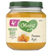 Olvarit baby/peuter maaltijd pompoen kip en pasta (125 g)