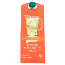 G'Woon g'woon Tintelfruit Appel perzik (1.5 l)