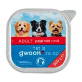 G'Woon luxe paté met rund (300 g)