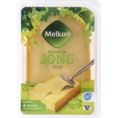 Melkan kaas plakken jong belegen 48+ (520 g)