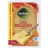 Melkan kaas plakken jong belegen 48+ (930 g)