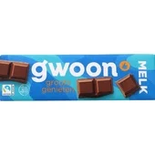 G'Woon chocoladereep hazelnoot melk (180 g)