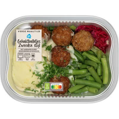 AH Verse maaltijd Zweedse gehaktballetjes