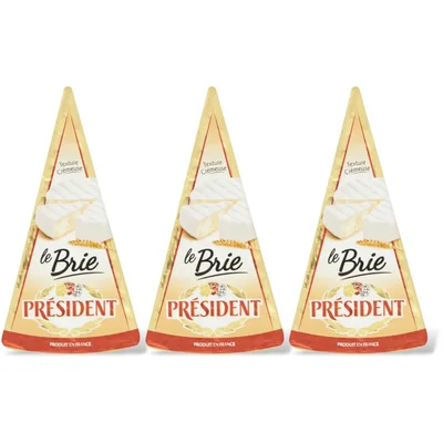 Président Le brie 3-pack