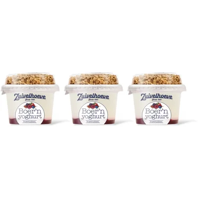 Zuivelhoeve Boer'n muesli bosvruchten 3-pack