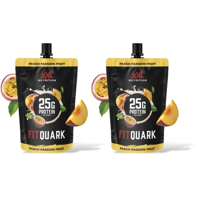XXL Nutrition Fitquark peach passion 2-pack