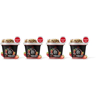 XXL Nutrition Fit yoghurt protein strawberry 4-pack