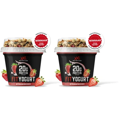 XXL Nutrition Fit yoghurt protein strawberry 2-pack