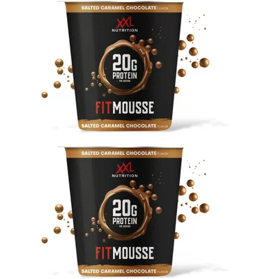 XXL Nutrition Fitmousse salted caramel chocolate 2-pck