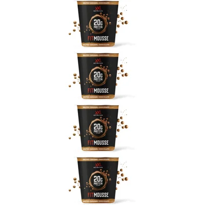 XXL Nutrition Fitmousse salted caramel chocolate 4-pck