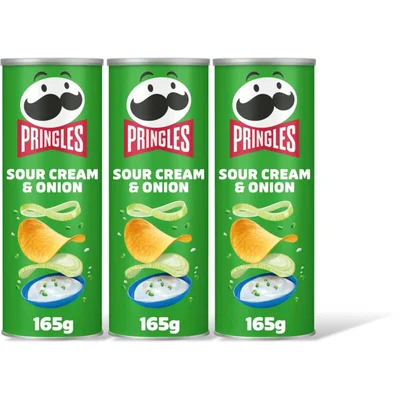 Pringles Sour cream & onion 3-pack