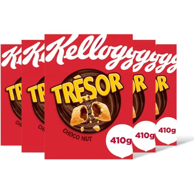 Kellogg's Tresor chocolade hazelnotensmaak 5-pack