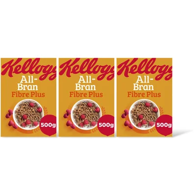 Kellogg's All-bran plus 3-pack