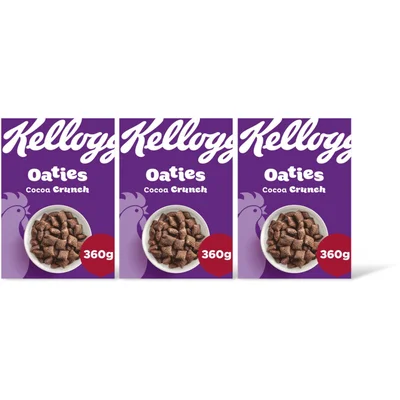 Kellogg's Oaties cocoa crunch 3-pack