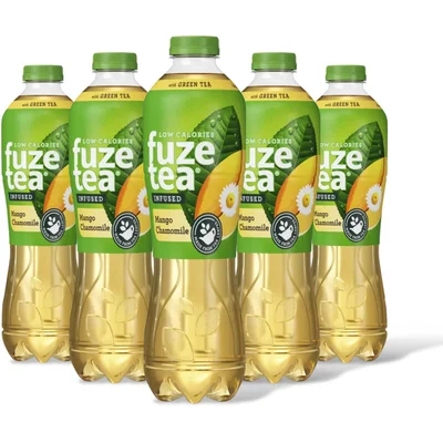 Fuze Tea Green Ice Tea Mango chamomile 5-pack