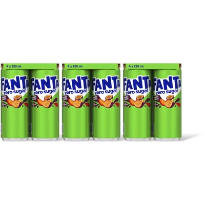 Fanta Exotic zero sugar 12-pack