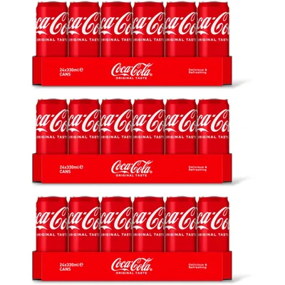 Coca-Cola Original taste tray 3-pack