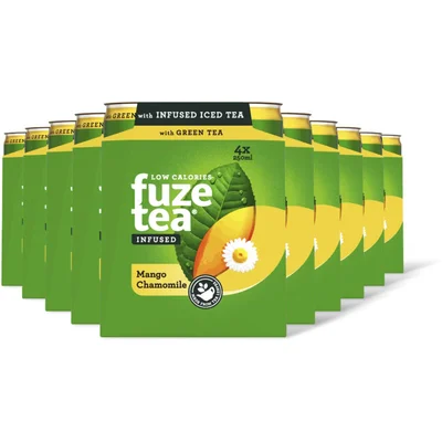 Fuze Tea Green ice tea mango chamomile 40-pack