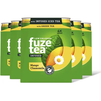 Fuze Tea Green ice tea mango chamomile 20-pack