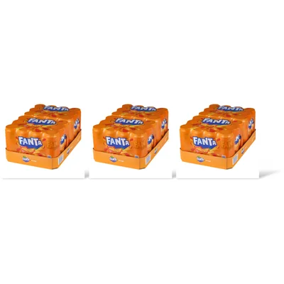 Fanta Orange tray 3-pack