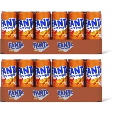 Fanta Orange Zero Sugar tray 2-pack