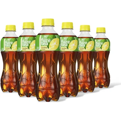 Fuze Tea Sparkling black tea 6-pack