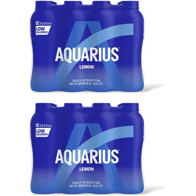 Aquarius Daily hydration lemon 24-pack